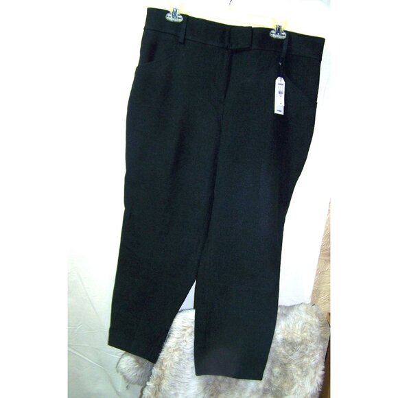 Express Pants - Express Ankle Pants Heavy Weight Deep Charcoal Gray 14S